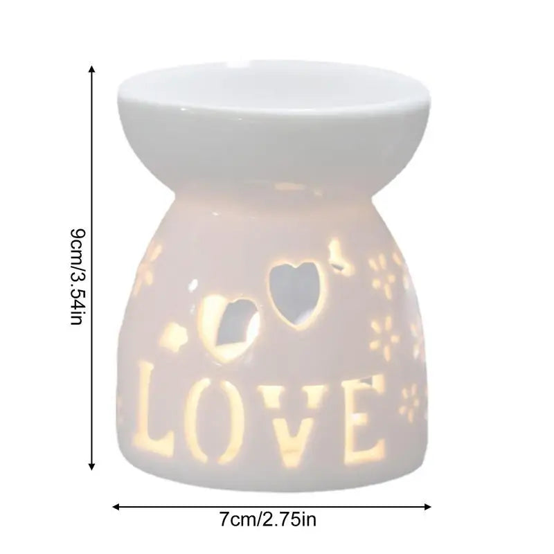 Wax Melt Essential Oil Burner Ceramic Candle Holder