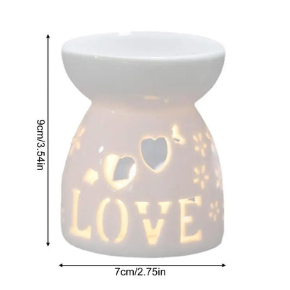 Wax Melt Essential Oil Burner Ceramic Candle Holder