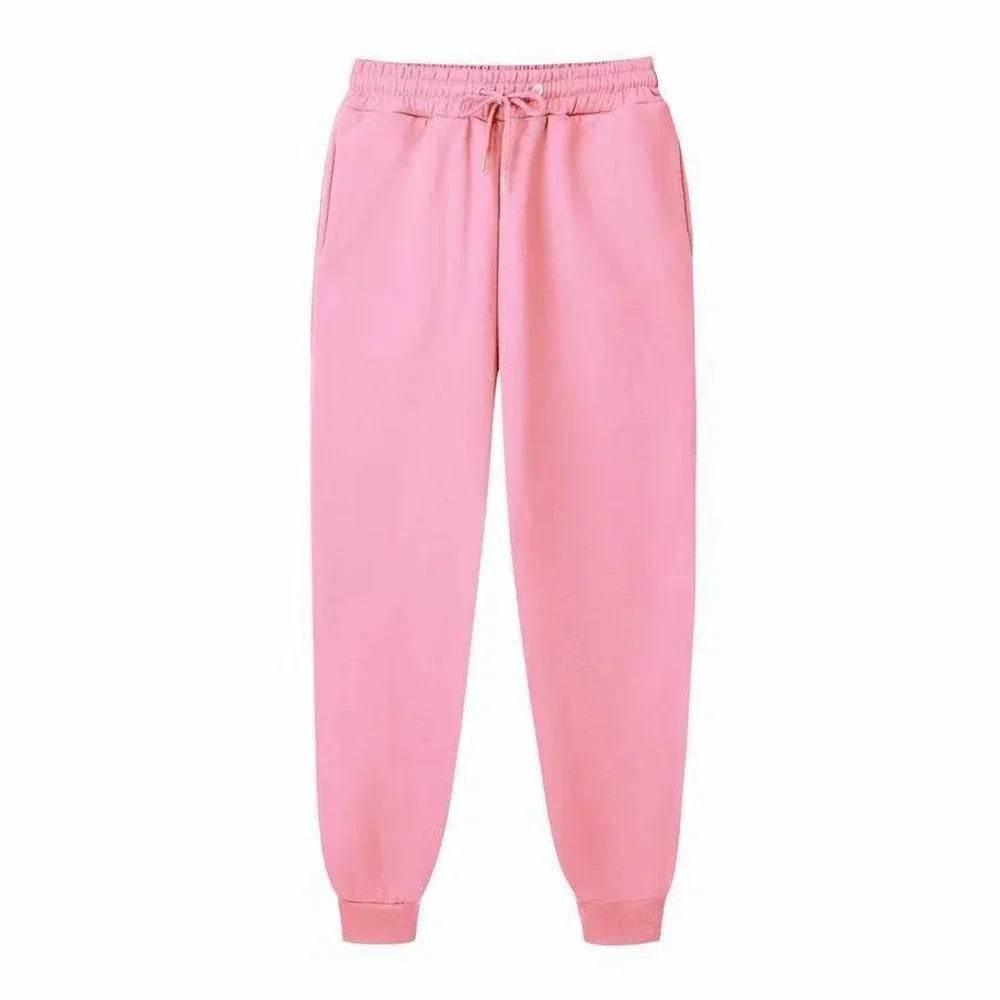 Men's Casual Sweatpants Fleece Sports Pants Unisex Fashion Solid Loose Trousers Streetwear Autumn Winter Jogging Fitness Pants - Empire P.E