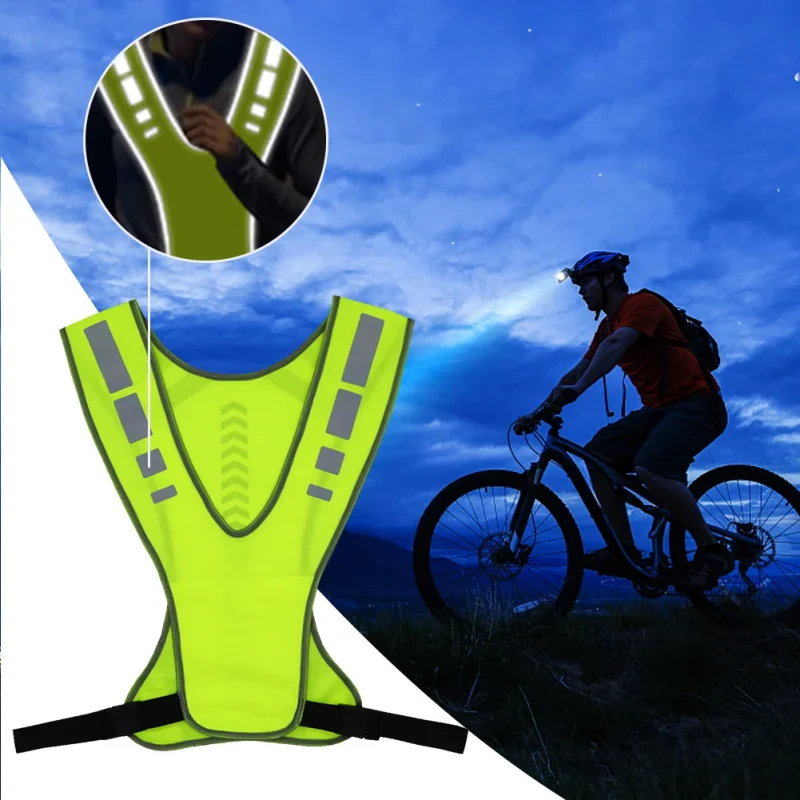 Outdoor Sports Supplies Reflective Elastic Vest