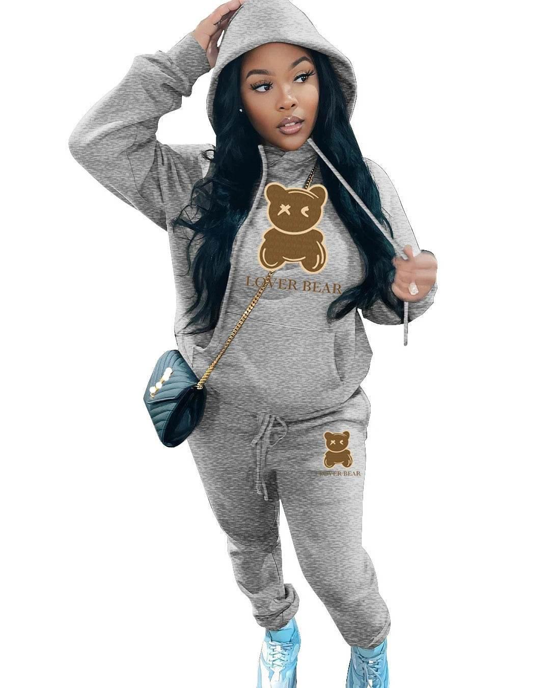 Autumn Fashion Letter Print Hoodie Sets - Empire P.E