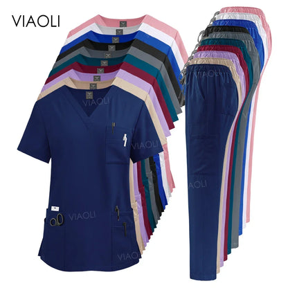 Medical Uniform Scrubs Set