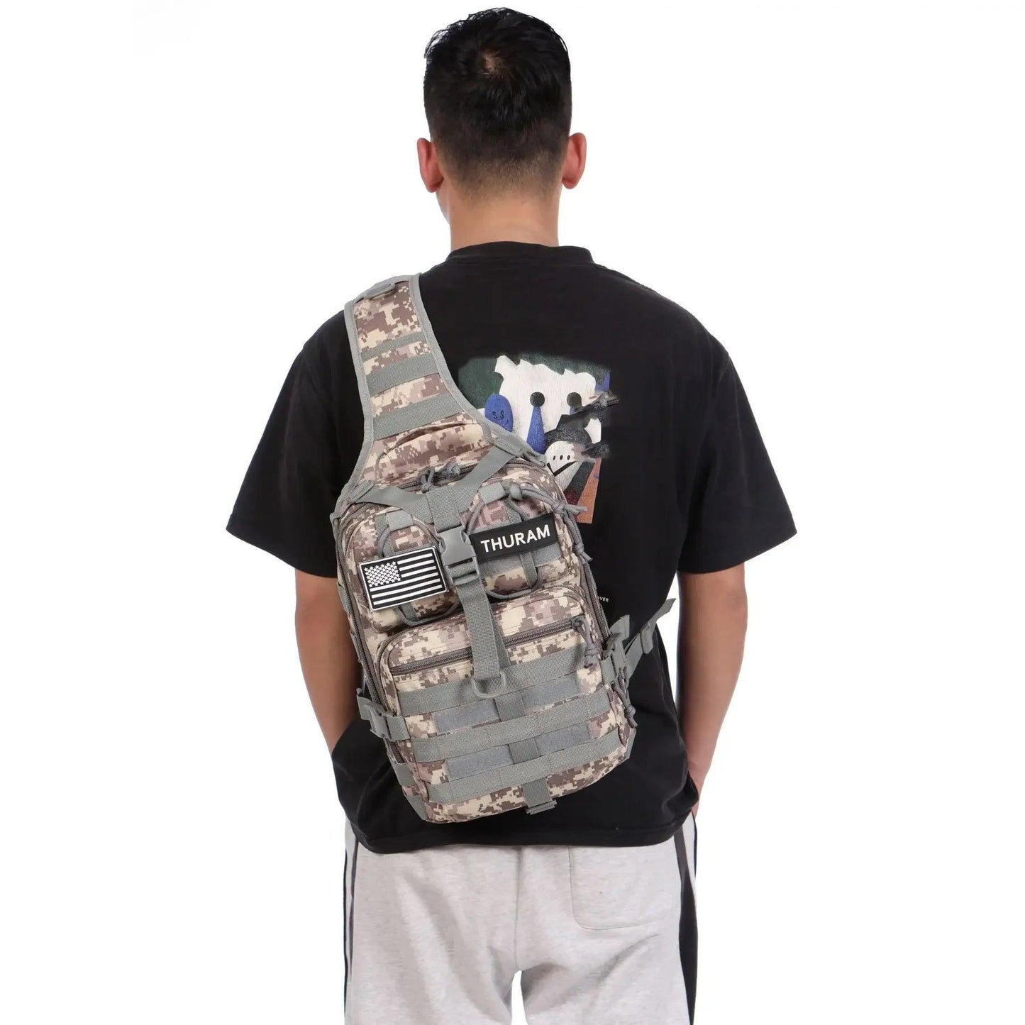Tactical Assault Pack Sling Backpack Waterproof EDC Rucksack Bag - Empire P.E