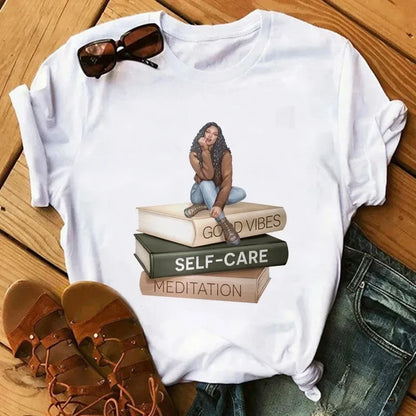 Black Girls Fashion Women T-Shirts - Empire P.E