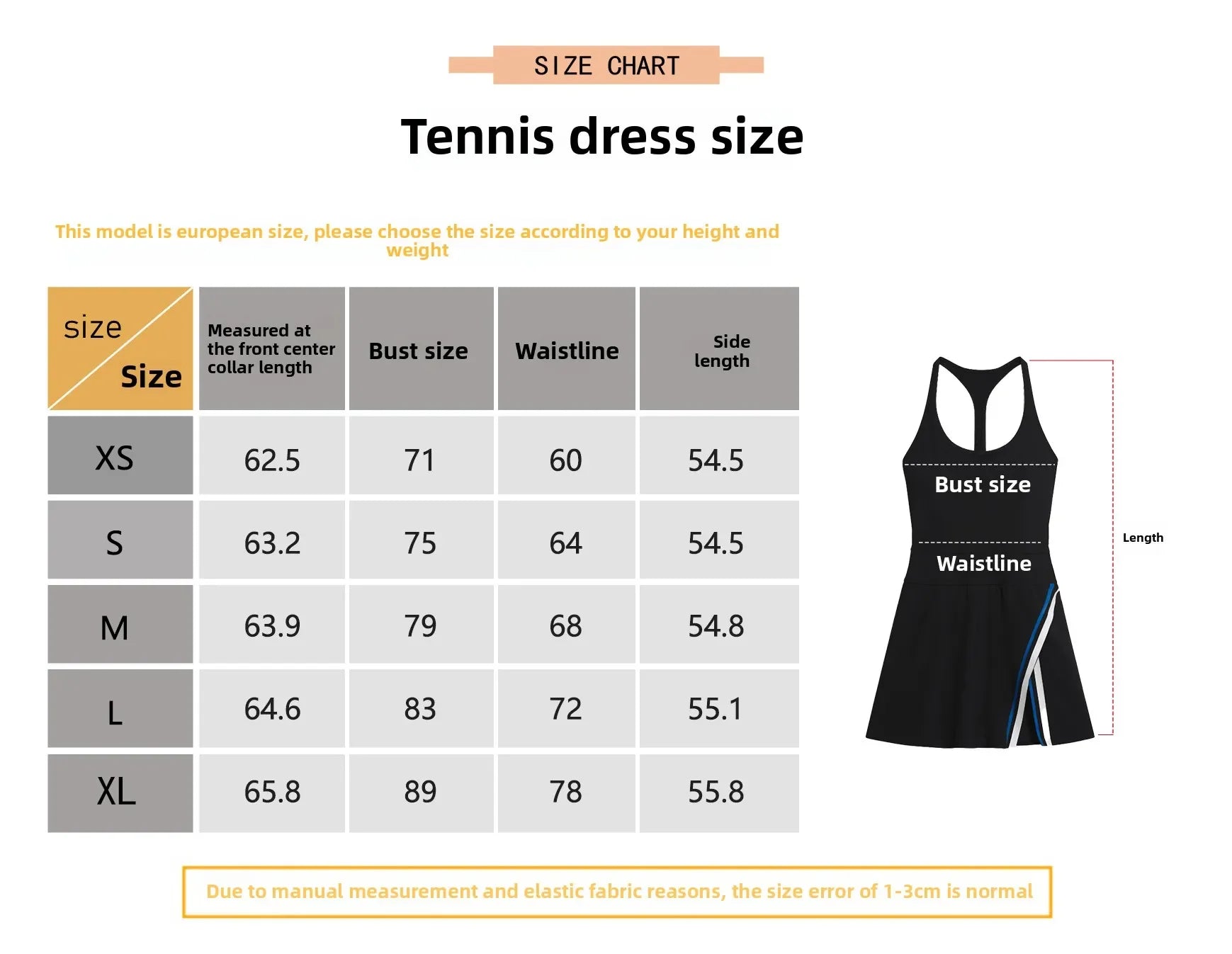 Women 2024 Tennis dress with shorts - Empire P.E
