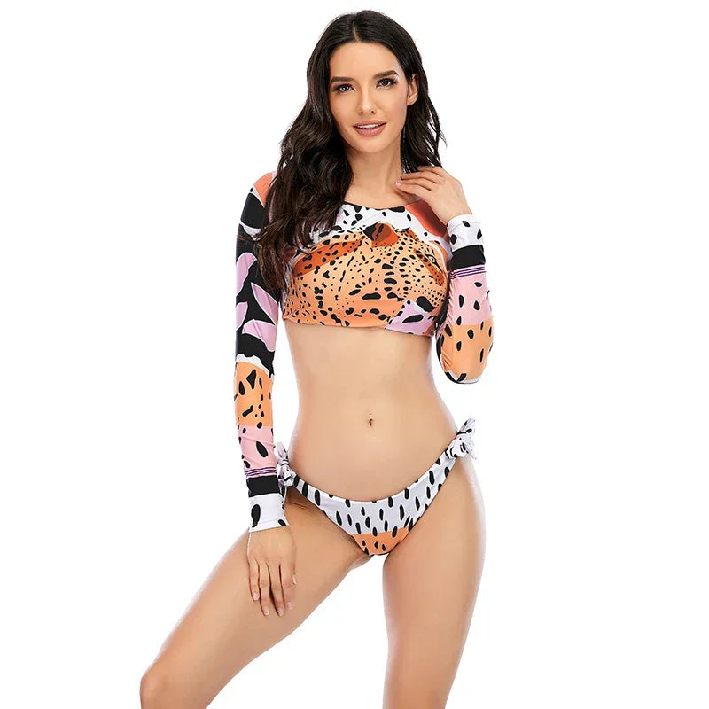 Sexy Women's 2025  Surfing Two Piece Swimsuit