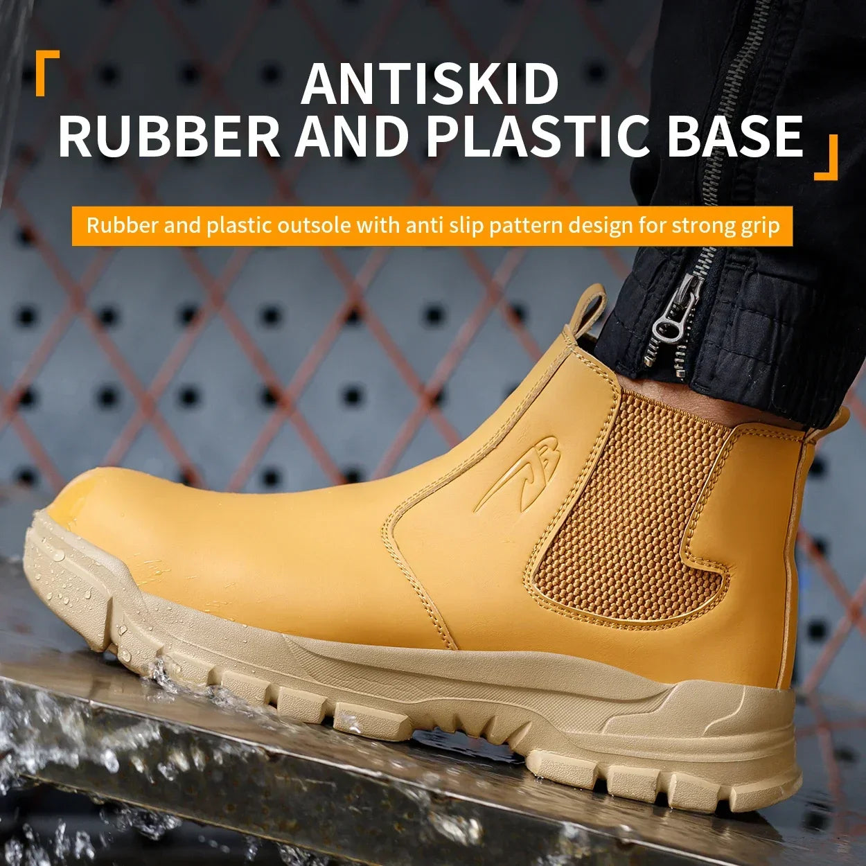 Waterproof Men's Safety Work Boots Steel Toe Shoes - Empire P.E