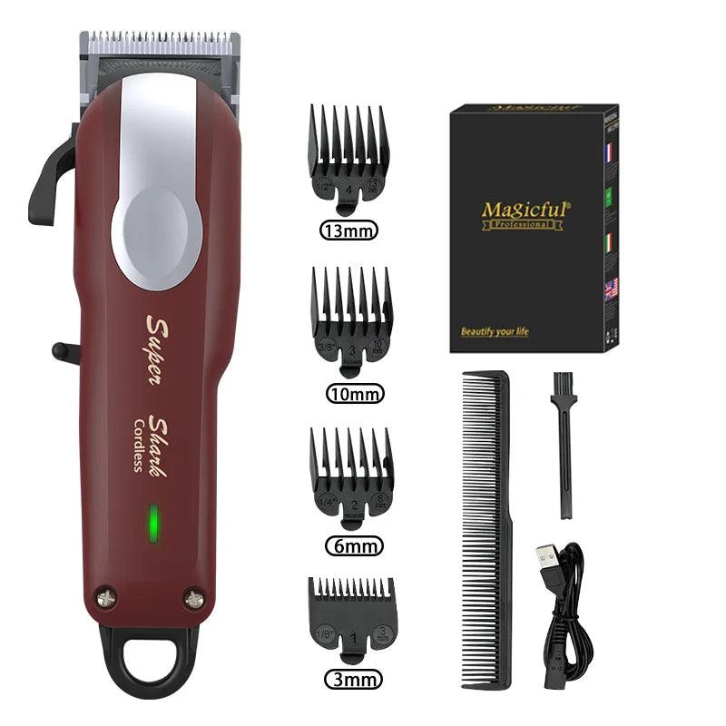 Magicful Professional Hair Clipper Lithium Battery USB Chargeable - Empire P.E