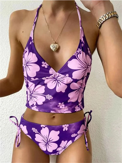 Floral Print Bikinis Set - Empire P.E