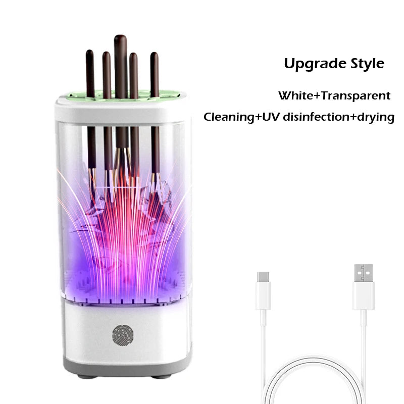 USB Plug Portable Electric Makeup Brush Cleaner Rechargeable