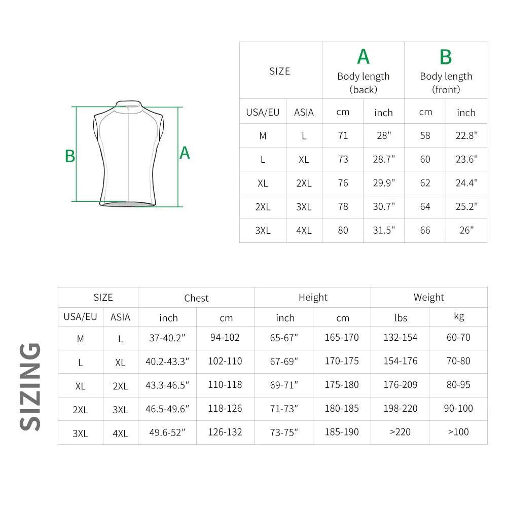 WOSAWE Cycling Vests Reflective Safety Vest Bicycle Sportswear Outdoor Running Breathable Jersey For Men Women Bike Wind Coat - Empire P.E