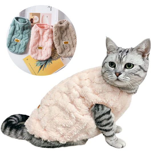 Soft Cozy Cat  Warm Fleece Sweatshirt