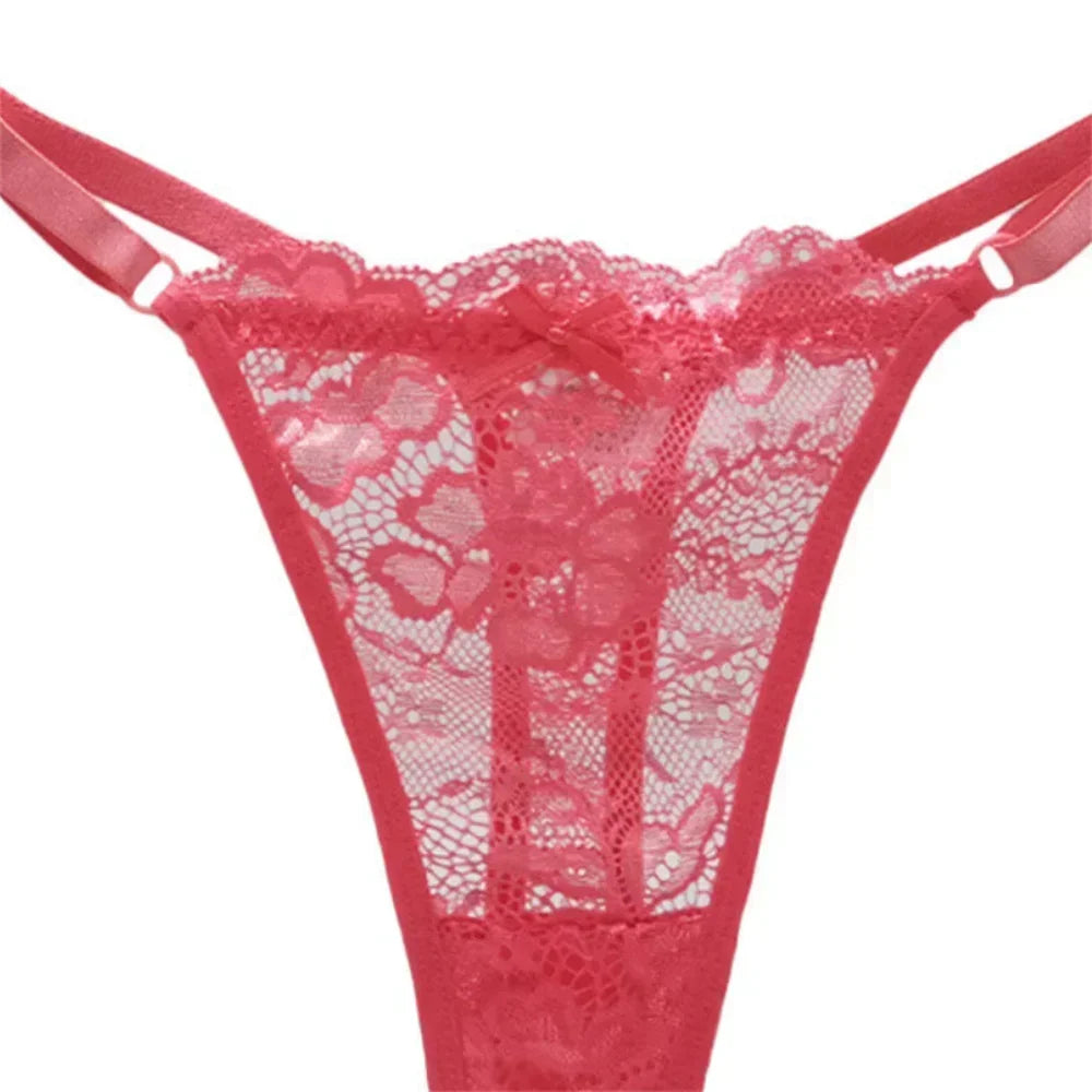 3pcs/set Adjustable Strap Mesh Thong - Empire P.E