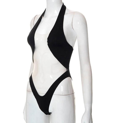 Sheer Sexy Bodysuit Lingerie Sleeveless One-Pieces - Empire P.E