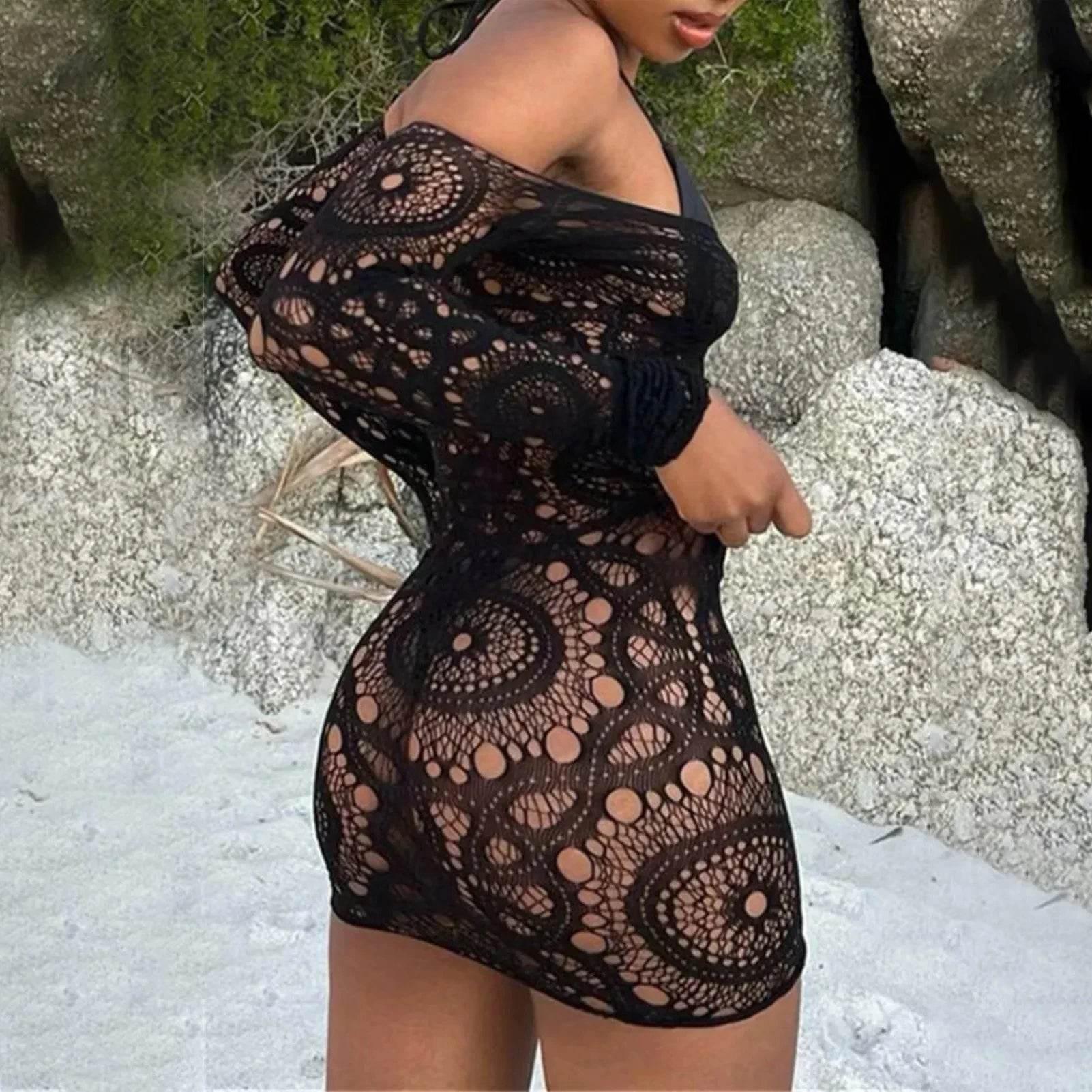 Hot Sexy Women Transparent Body Suit Mesh - Empire P.E