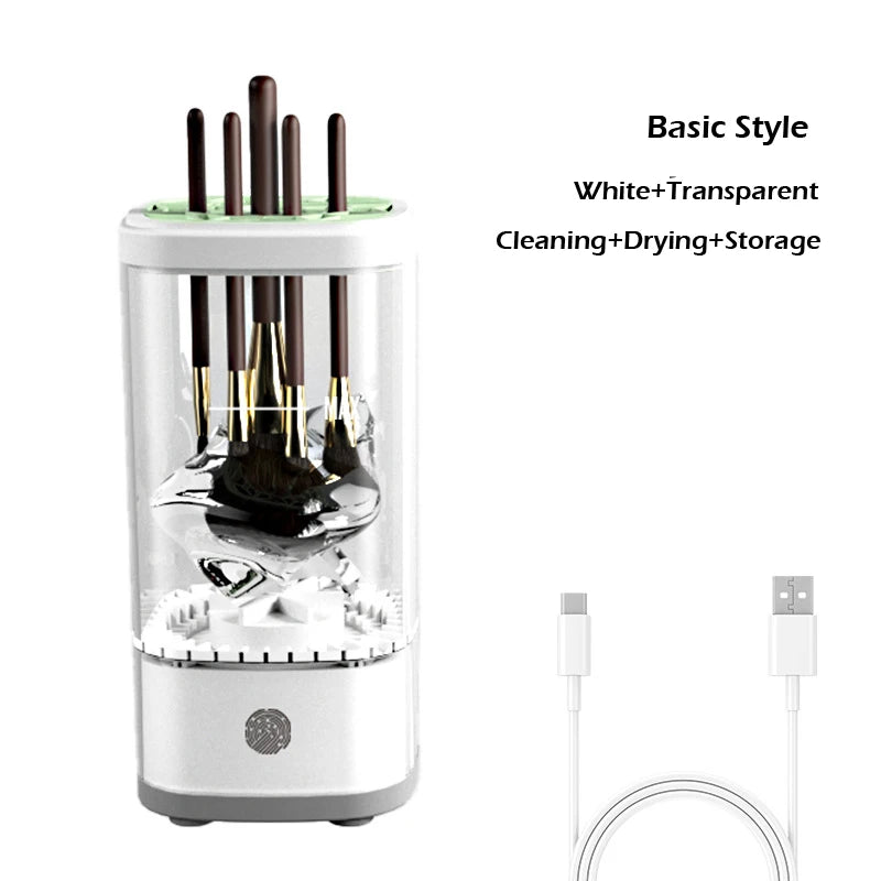 USB Plug Portable Electric Makeup Brush Cleaner Rechargeable