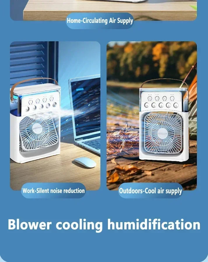 3 In 1 Fan AIr Conditioner Household Small Air Cooler - Empire P.E