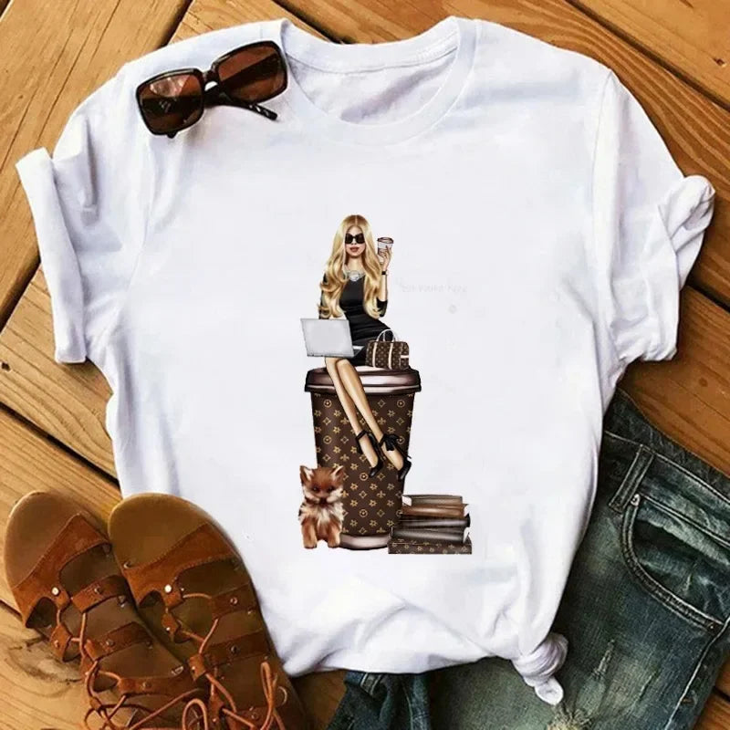 Black Girls Fashion Women T-Shirts - Empire P.E
