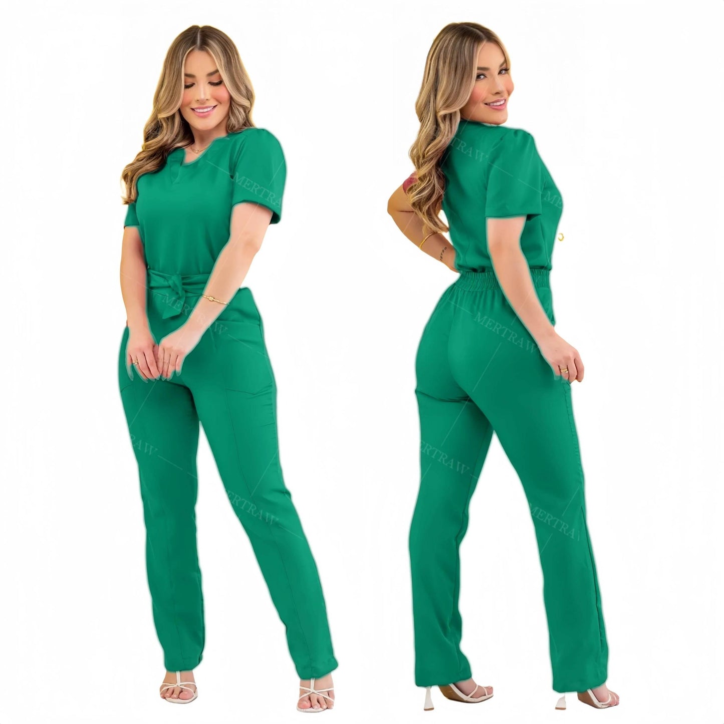 Hospital Scrubs Uniform Medical Scrubs Uniform Wholesale Beauty Salon Spa Short Sleeve Medical Uniforms Nursing Scrubs Sets - Empire P.E