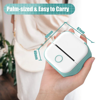 Portable Mini Wireless Thermal Pocket Printer Self-adhesive Stickers - Empire P.E