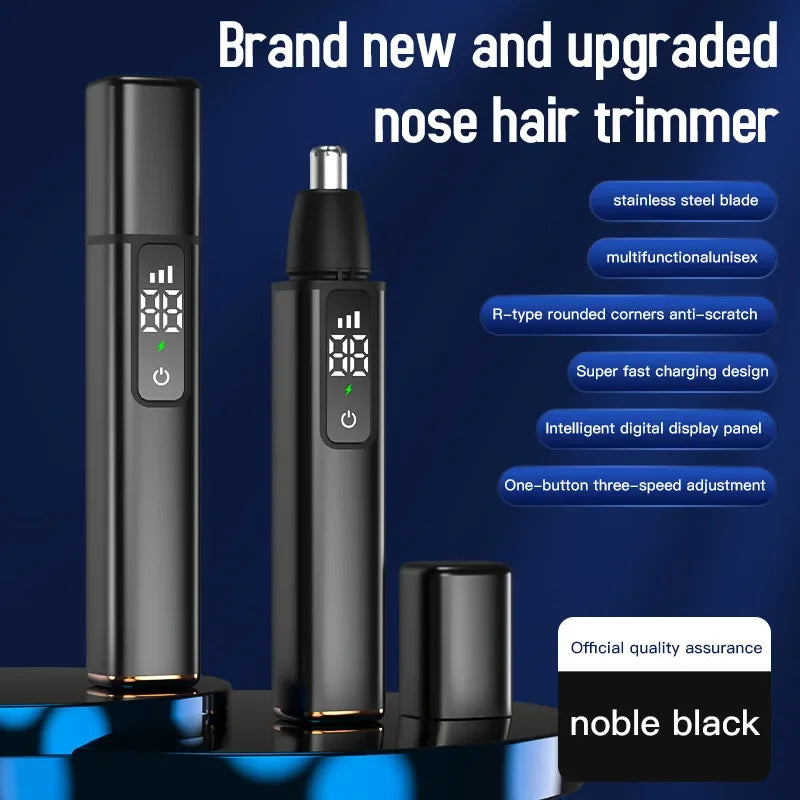 New Rechargeable Touch Screen Electric Ear Nose Hair Trimmer - Empire P.E