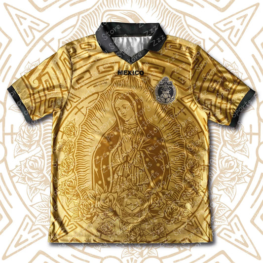 Mexico Football Men's And Women's Training Sports Short Sleeved T-shirt Summer Breathable Quick Drying Oversized Casual Shirt - Empire P.E