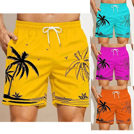 Summer Men's Quick Drying Hawaii Holiday Sports Swimming Trunks
