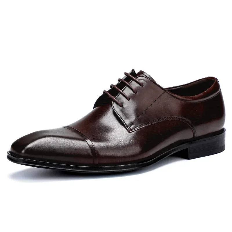 Elegant Leather Mens Dress Shoes Formal Social Shoe - Empire P.E