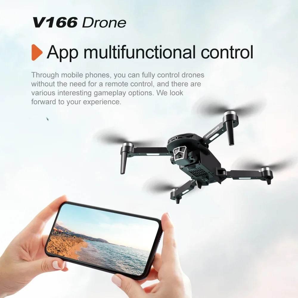 V166 Drone dji fpv 8k professional rc helicopter Mini ufo aircraft jjrc plane elicoptero en oferta low price drones Aircraft - Empire P.E