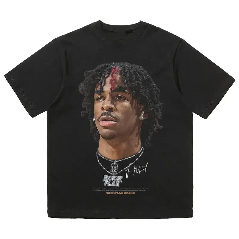 2025 New Fashion Brand Y2K Popular Summer Trend Youth American Street Hip-hop Basketball T-shirt for Both Women Fashion Brand - Empire P.E