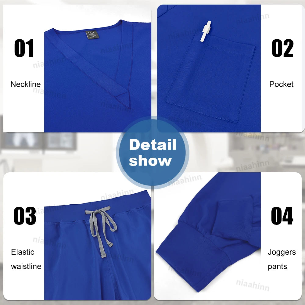 Wholesale Scrub Uniforms Medical Jogger Set - Empire P.E
