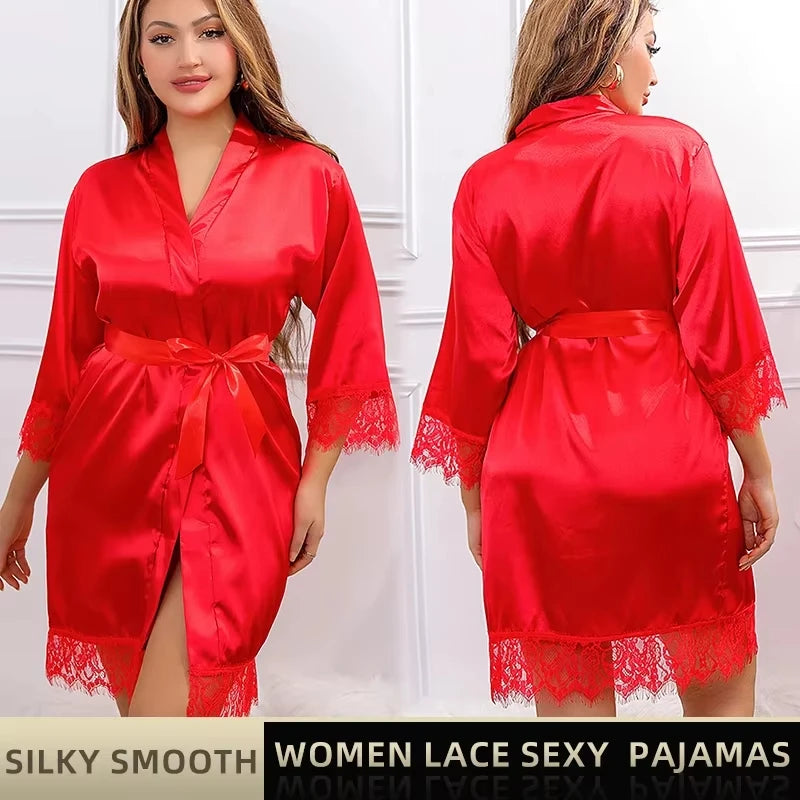 Women Ice Silk Robes - Empire P.E