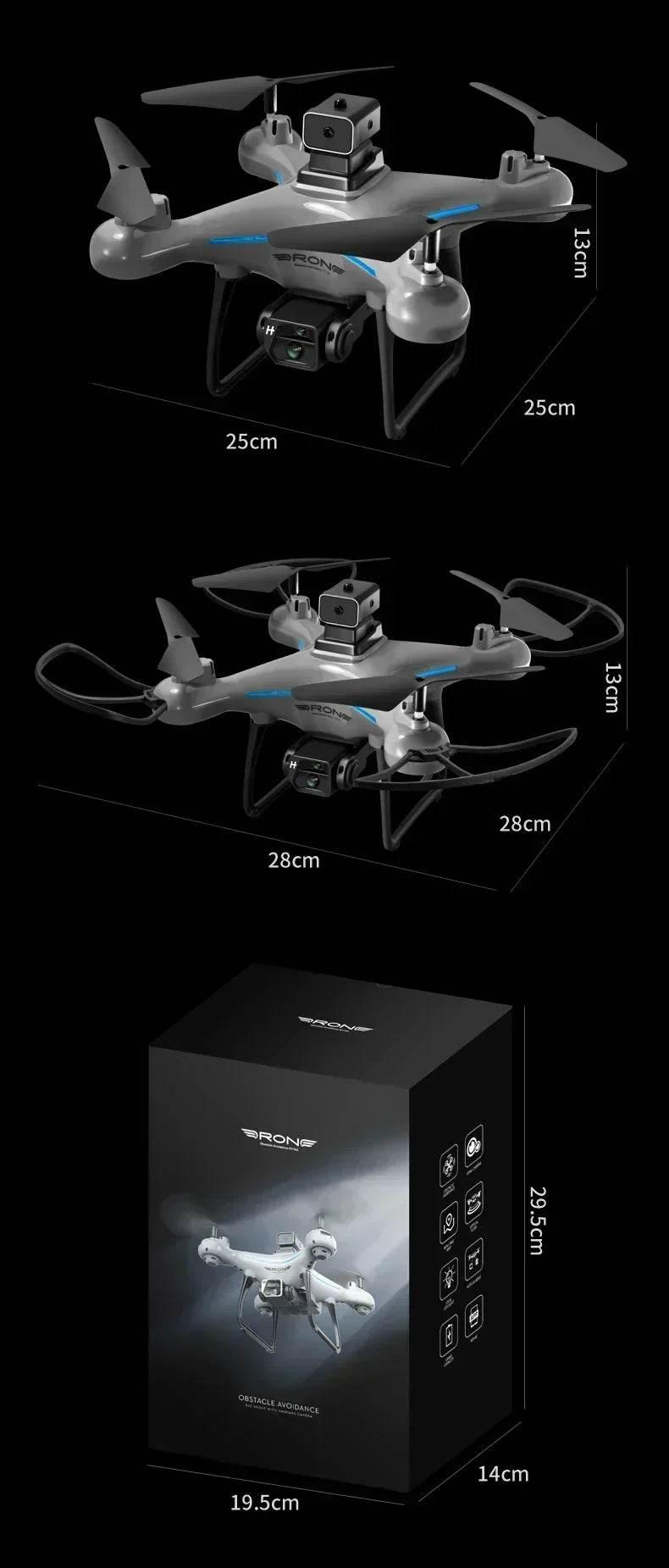 2025 KY102 Drone 8K Professional Dual Camera Brushless Quadcopter Obstacle Avoidance Optical Flow Aerial Drone RC 10000M - Empire P.E