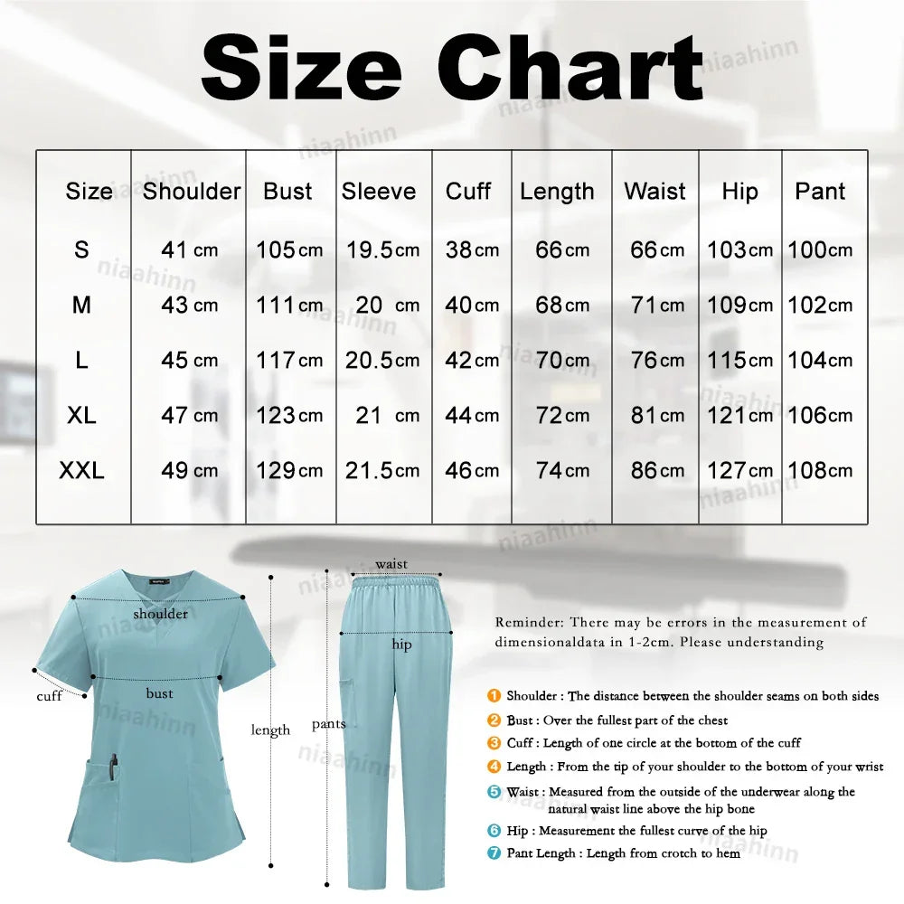 Medical Scrub Uniform Set