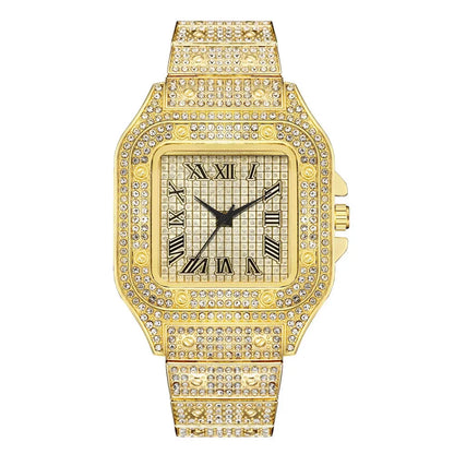 Classic Luxury Business Men's Steel Strap Square - Empire P.E