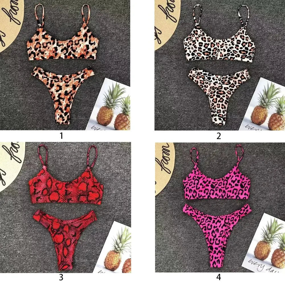 Vacation Low Waist Two Piece Sexy Bikini Set - Empire P.E