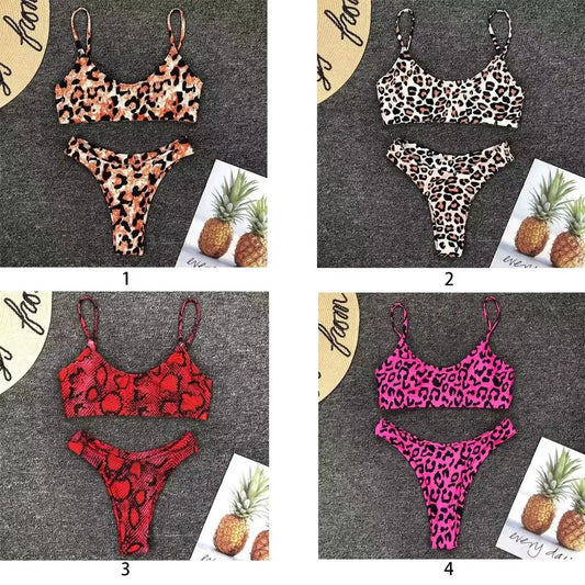 Vacation Low Waist Two Piece Sexy Bikini Set - Empire P.E