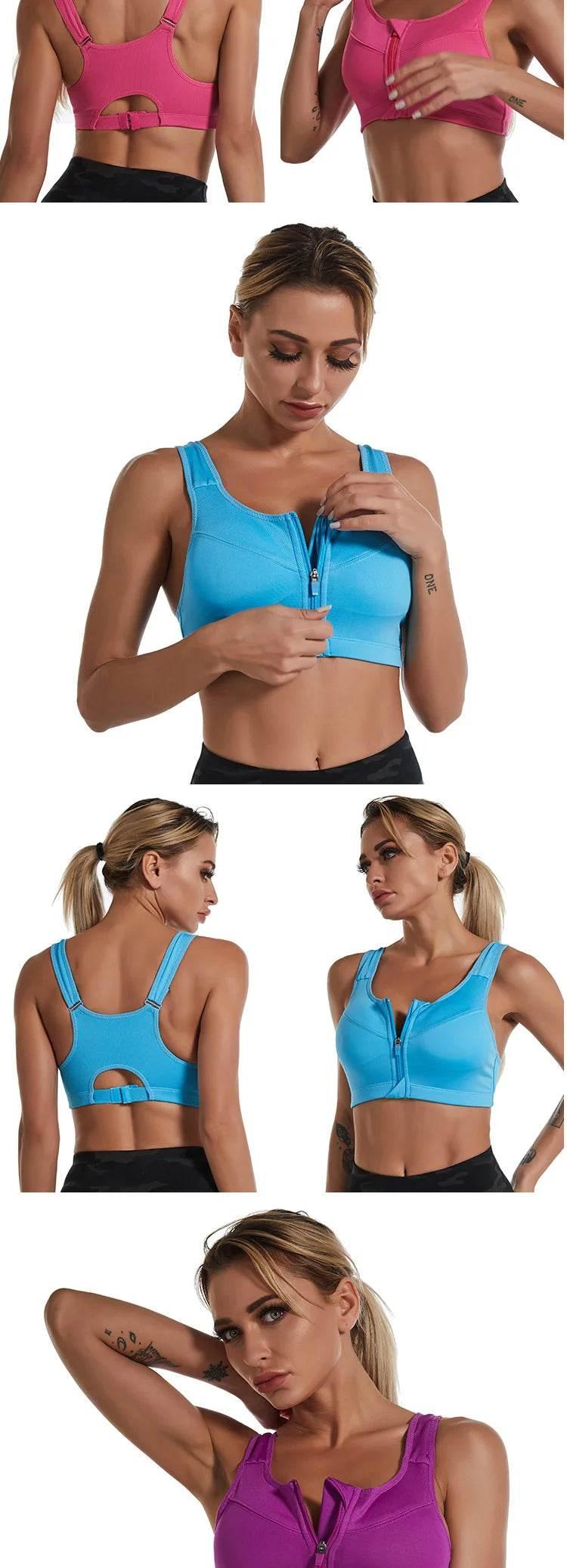 Fitness Women Sportswear Sports Bra Crop Top Feminine Sport Top Bras For Fitness Gym Female Underwear Running Push Up Brassiere - Empire P.E