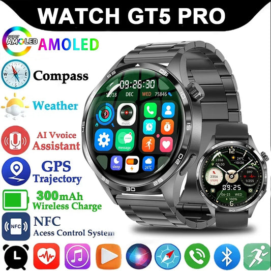 Smart Watch 5 Pro GPS NFC Smartwatch Men