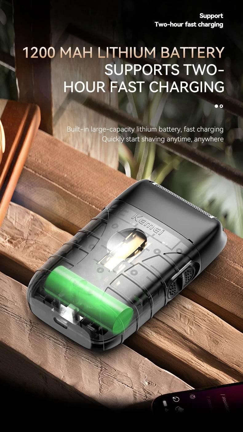 Kemei KM-1858 9000RPM 10W Hair Clipper,KM-264 Rechargeable Electric Trimmer,Original KM-T95 Shaver For Men Barber Clippers Kit - Empire P.E