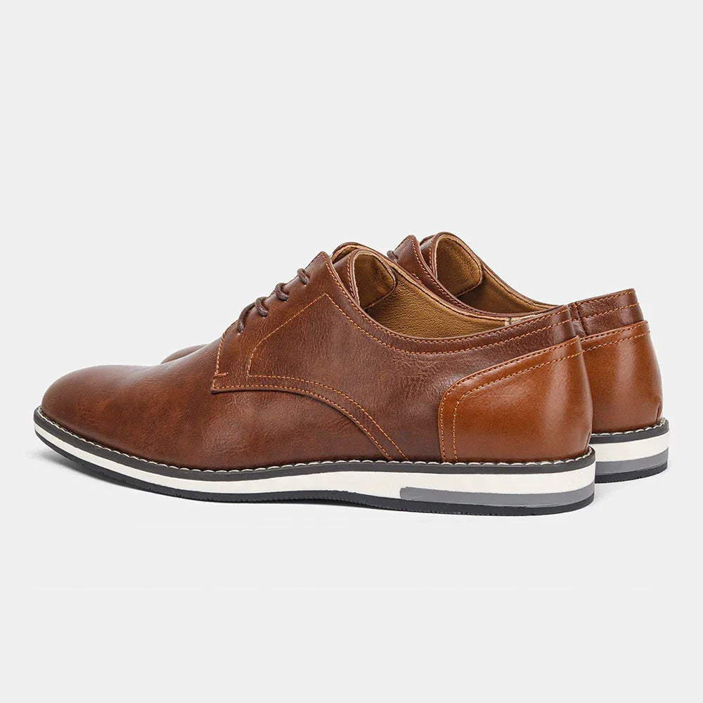 Leather loafer men fashion 2024 brand casual shoes - Empire P.E