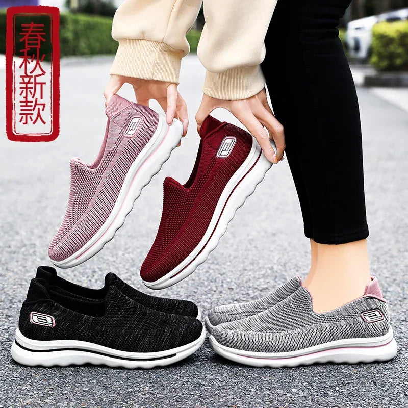 Women Summer Flying Weave Sneakers