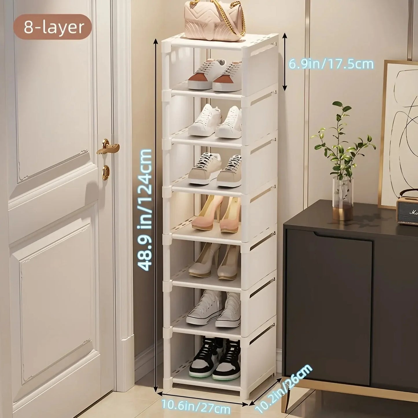 1pc 6/8 Layers Shoe Organizer Rack