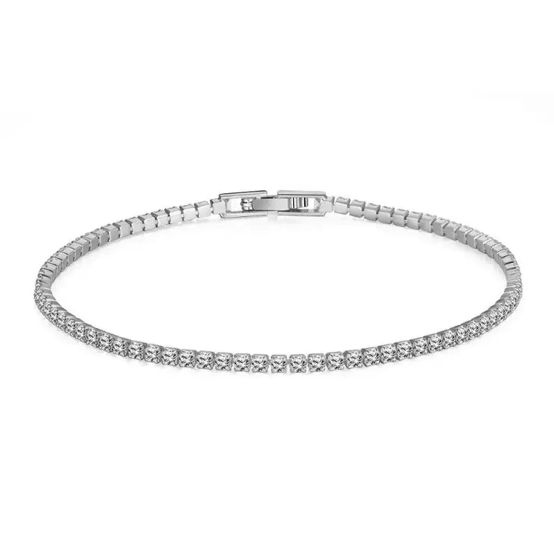 3mm 4mm 5mm 6.5mm Moissanite Tennis Bracelet Original s925 Sterling Silver - Empire P.E
