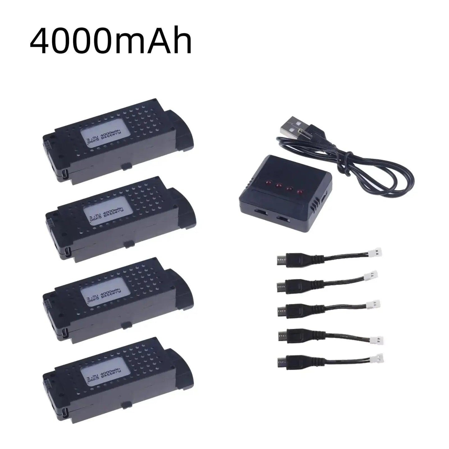 Q6 S6 G6 T6 K5 Battery 3.7V 4000mAh for G6 S6 8K RC Quadcopter Spare Parts For G6 Pro Rechargeable Lipo Battery - Empire P.E
