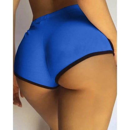 Tie-Dyed Women Gym Jogging Yoga Shorts Leggings Breathable Women's Yoga Short Sports Fitness Solid Color Thin Skinny Shorts - Empire P.E