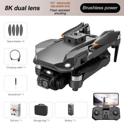 New RG608PRO Drone GPS 8K HD Camera Optical Flow Positioning Obstacle Avoidance Brushless Motor Foldable Quadcopter Drone Toys - Empire P.E