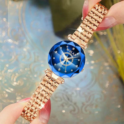 Women Bracelet Watches Stainless Steel Band Elegant Diamond Dial Ladies Wrist Watch For Crystal Exquisite Top Brand Luxury 2025 - Empire P.E