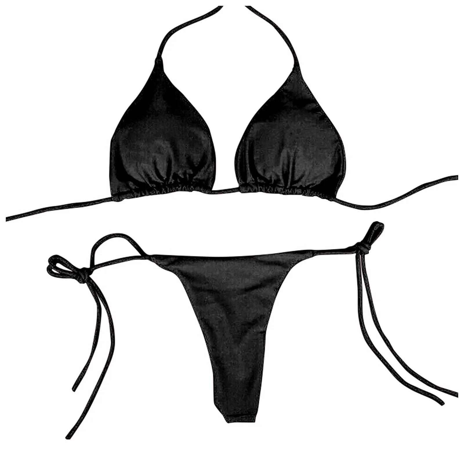 Sexy Bikinis Set Summer Brazilian Swimsuit Women Bra Thong Two Pieces Swimwear Beachwear Bathing Suit Beachwear Swimsuit Women - Empire P.E