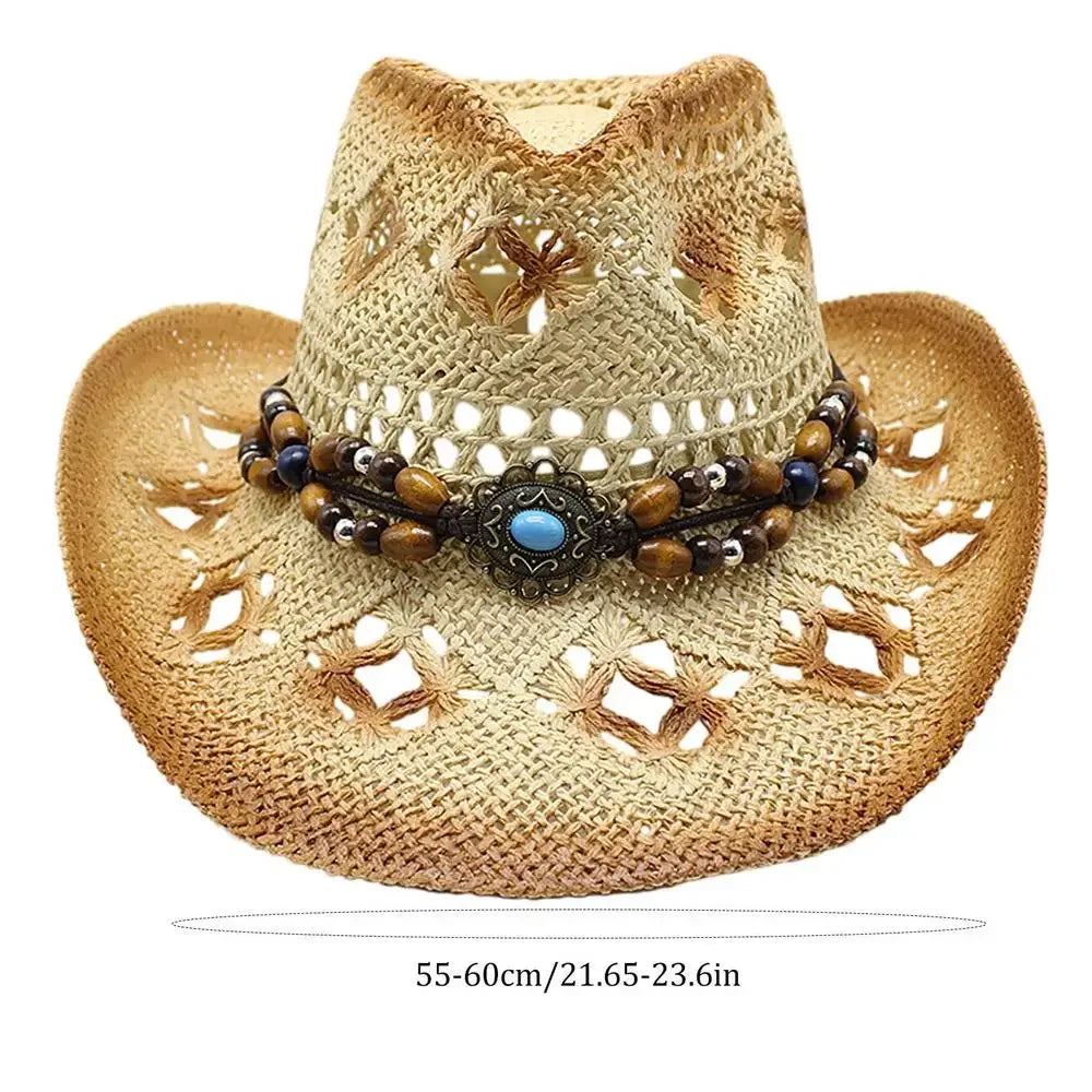 Straw Cowgirl Hat Unisex - Empire P.E